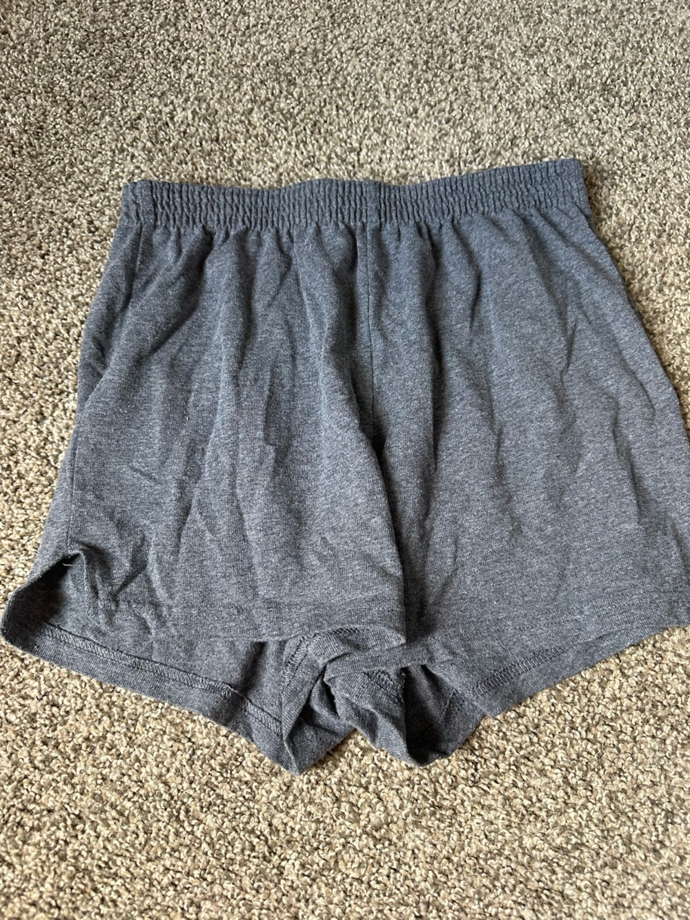Soffe Gray Elastic Waist Knit Skirt